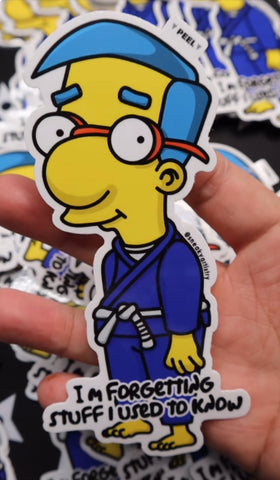 Forgetting Sticker Forgetting Stuff Sticker – Sneaky Artistry