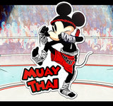 Muay Thai Mouse Sticker