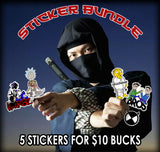 Any Five (5) Stickers